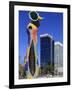 Dona I Ocell (Woman and Bird) Sculpture by Joan Miro, Barcelona, Catalunya, Spain, Europe-Rolf Richardson-Framed Photographic Print