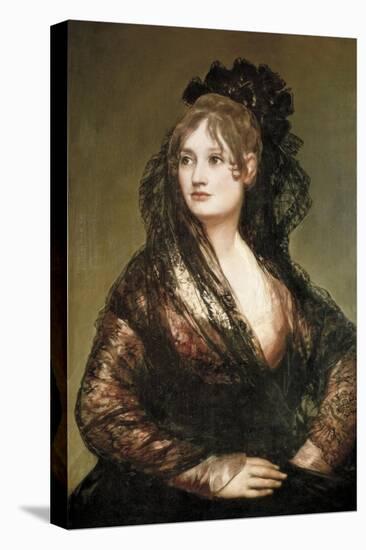 Doña Isabel De Porcel-Francisco de Goya-Stretched Canvas