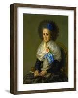 Dona Maria Antonia Gonzaga, Marquesa De Villafranca-Francisco de Goya-Framed Giclee Print