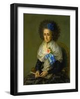 Dona Maria Antonia Gonzaga, Marquesa De Villafranca-Francisco de Goya-Framed Giclee Print