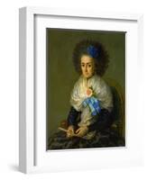 Dona Maria Antonia Gonzaga, Marquesa De Villafranca-Francisco de Goya-Framed Giclee Print