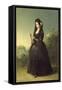 Dona Marie-Louise-Ferdinande de Bourbon-Franz Xaver Winterhalter-Framed Stretched Canvas