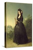 Dona Marie-Louise-Ferdinande de Bourbon-Franz Xaver Winterhalter-Stretched Canvas