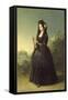 Dona Marie-Louise-Ferdinande de Bourbon-Franz Xaver Winterhalter-Framed Stretched Canvas