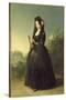 Dona Marie-Louise-Ferdinande de Bourbon-Franz Xaver Winterhalter-Stretched Canvas