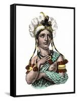 Dona Marina, Native Interpreter for Hernando Cortes in the Spanish Conquest of Aztec Mexico-null-Framed Stretched Canvas