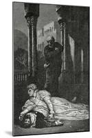 Dona Sol Dies on Hernani’S Corpse, 19th Century-Francois Nicolas Chifflart-Mounted Giclee Print