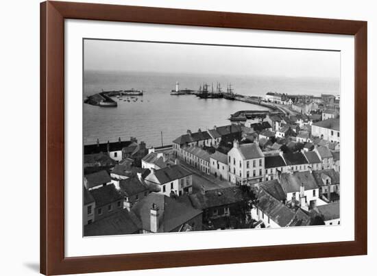 Donaghadee Harbour, 1914-Staff-Framed Photographic Print