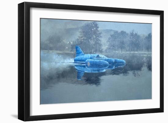 Donald Campbell and Bluebird-Peter Miller-Framed Giclee Print