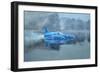 Donald Campbell and Bluebird-Peter Miller-Framed Giclee Print