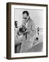 Donald Campbell at Bonneville Salt Flats, Utah, 1960-null-Framed Photographic Print