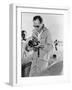 Donald Campbell at Bonneville Salt Flats, Utah, 1960-null-Framed Photographic Print