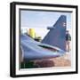 Donald Campbell examines Bluebird, Lake Eyre, Australia, 1960s-null-Framed Photographic Print