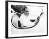 Donald Campbell, Son of Racing Great Sir Malcolm Campbell, in His Father's Speedboat, Blue Bird-null-Framed Photo