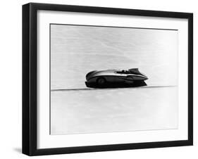 Donald Healey's Austin Healey Attempting a Land Speed Record, 1953-null-Framed Photographic Print