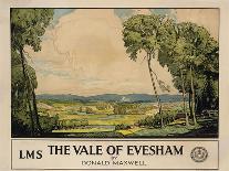 The Vale of Evesham, Poster Advertising London, Midland and Scottish Railway-Donald Maxwell-Giclee Print