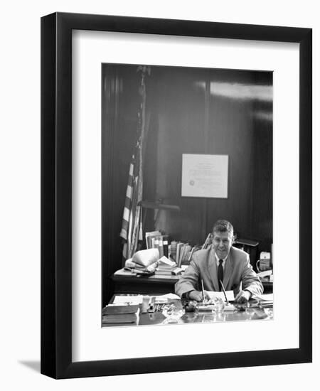 Donald Nixon (Richard Nixon's Brother), Circa 1960-Grey Villet-Framed Photographic Print