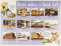 Susan Makes a Trunk Call-Donald Smith-Art Print