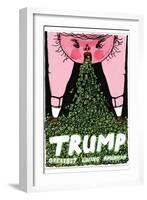 Donald Trump - Cartoon-Edward Steed-Framed Premium Giclee Print