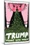 Donald Trump - Cartoon-Edward Steed-Mounted Premium Giclee Print