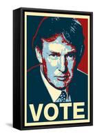 Donald Trump Vote Art Poster Print-null-Framed Stretched Canvas