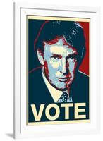 Donald Trump Vote Art-null-Framed Art Print