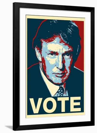 Donald Trump Vote Art-null-Framed Art Print