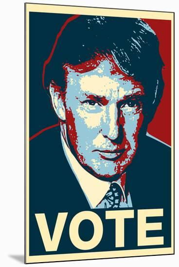 Donald Trump Vote Art-null-Mounted Art Print