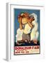 Donaldson State Fair Poster-null-Framed Premium Giclee Print