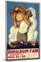 Donaldson State Fair Poster-null-Mounted Premium Giclee Print