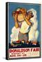 Donaldson State Fair Poster-null-Framed Stretched Canvas