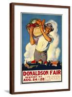 Donaldson State Fair Poster-null-Framed Giclee Print