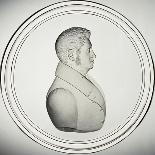 Glass Medallion with Portrait-Donat Nonotte-Giclee Print