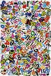 Handmade Alphabet Collage Of Magazine Letters-donatas1205-Art Print