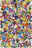 Handmade Alphabet Collage Of Magazine Letters-donatas1205-Art Print