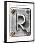 'Old Metal Alphabet Letter R' Prints - donatas1205 | AllPosters.com