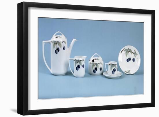 Donatello Coffee Service, 1907, Porcelain-null-Framed Giclee Print