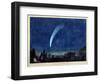 Donati's Comet, 1858 (W/C on Paper)-J. M. W. Turner-Framed Giclee Print