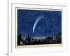 Donati's Comet, 1858 (W/C on Paper)-J. M. W. Turner-Framed Giclee Print