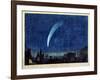 Donati's Comet, 1858 (W/C on Paper)-J. M. W. Turner-Framed Giclee Print