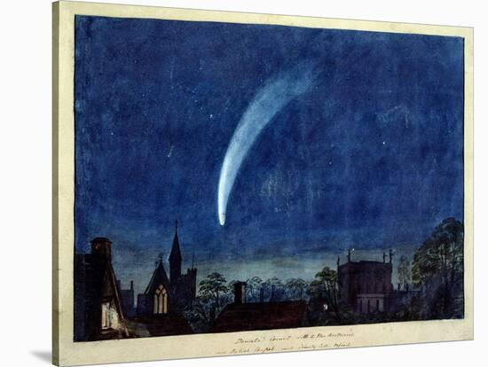 Donati's Comet, 1858 (W/C on Paper)-J. M. W. Turner-Stretched Canvas