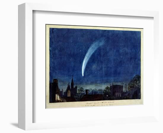 Donati's Comet, 1858 (W/C on Paper)-J. M. W. Turner-Framed Premium Giclee Print