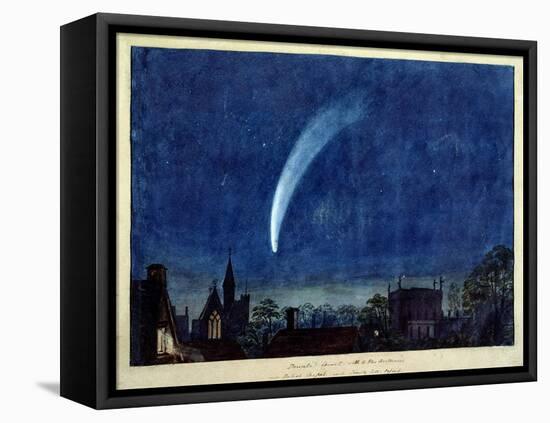 Donati's Comet, 1858 (W/C on Paper)-J. M. W. Turner-Framed Stretched Canvas