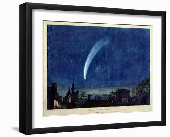 Donati's Comet, 1858 (W/C on Paper)-J. M. W. Turner-Framed Giclee Print