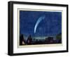 Donati's Comet, 1858 (W/C on Paper)-J. M. W. Turner-Framed Giclee Print