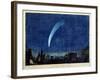 Donati's Comet, 1858 (W/C on Paper)-J. M. W. Turner-Framed Giclee Print