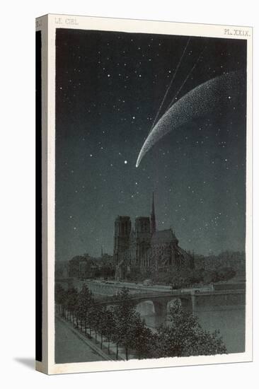 Donati's Comet Observed Over Paris-null-Stretched Canvas