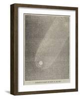 Donati's Comet on 17 September, 8 1/2 PM-null-Framed Giclee Print