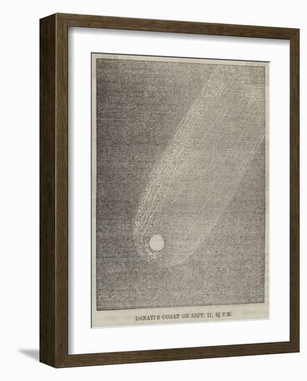 Donati's Comet on 17 September, 8 1/2 PM-null-Framed Giclee Print