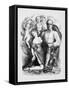 Donatien-Alphonse-Francois Marquis de Sade French Philosopher and Author-Eustache L'orsay-Framed Stretched Canvas
